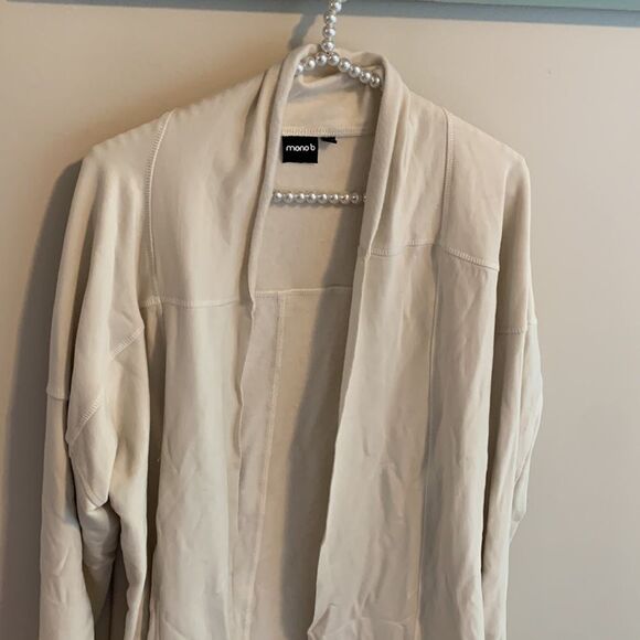 Mono b long open cardigan with pockets size 2xl - Picture 2 of 5